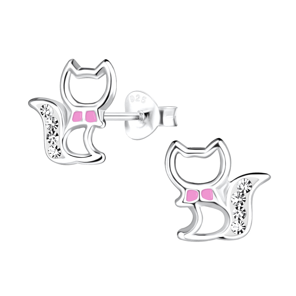 CAT STUD EARRINGS