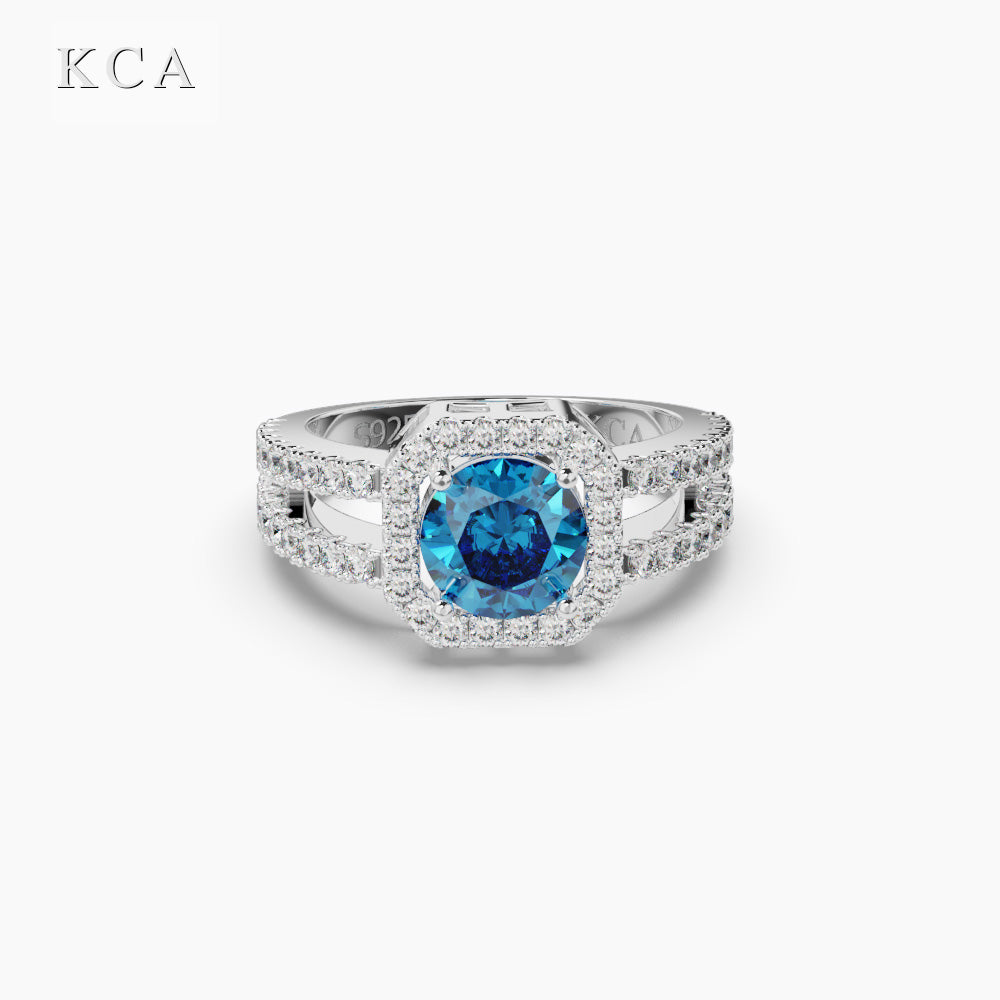 Ivory in Aquamarine
