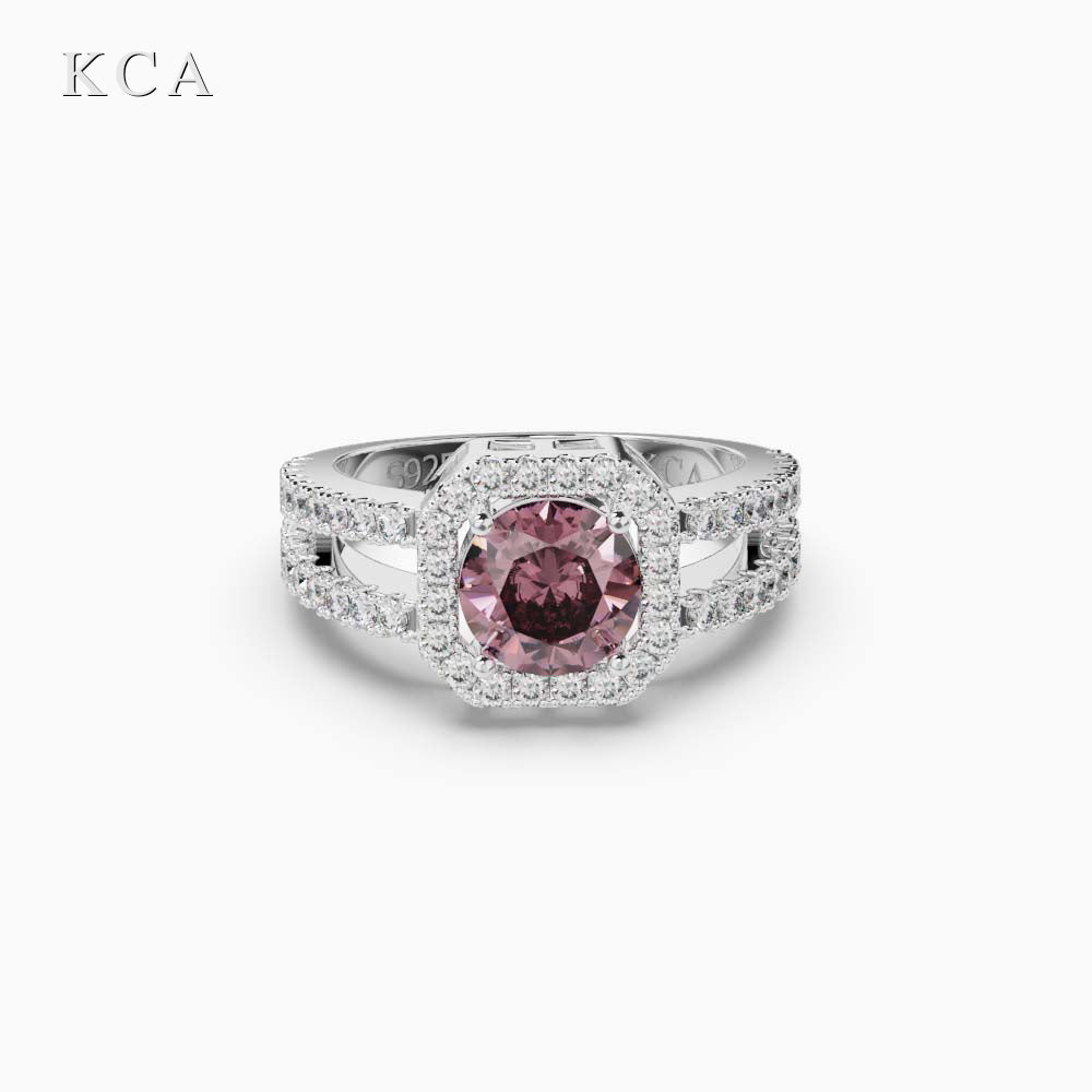 Ivory in Rhodolite