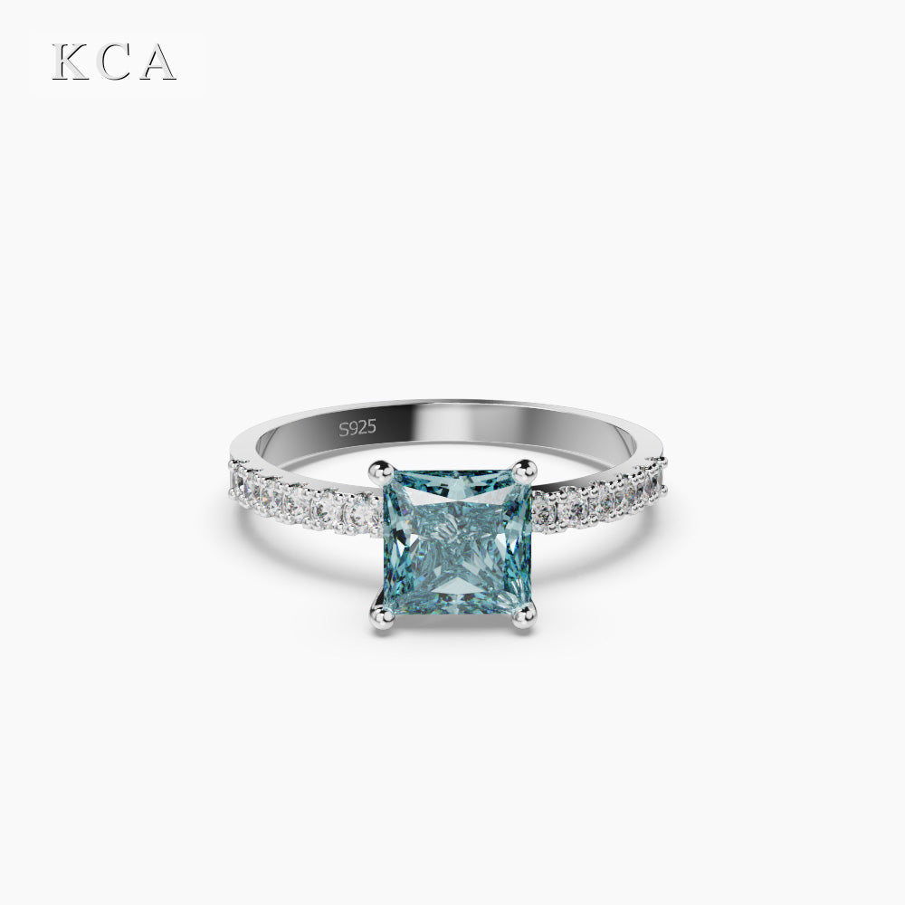 Lily in Aquamarine