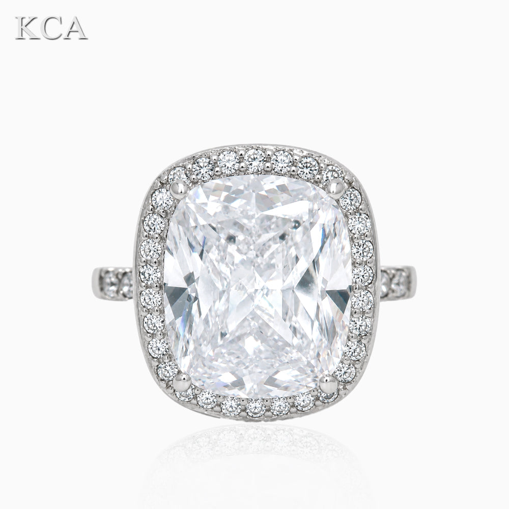 Cushion Cut White